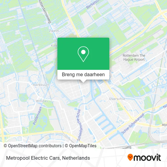 Metropool Electric Cars kaart