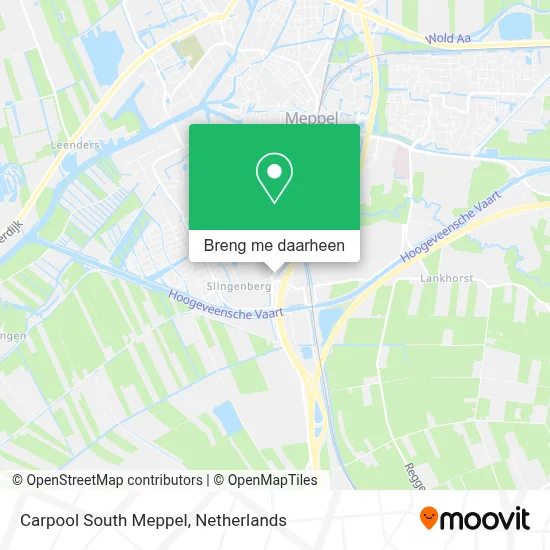 Carpool South Meppel kaart