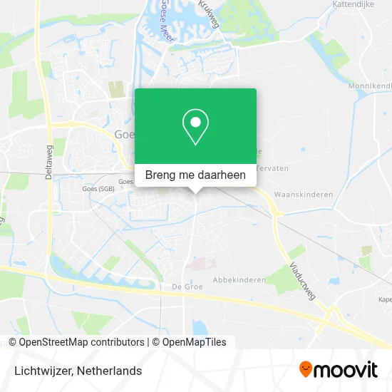 Lichtwijzer kaart