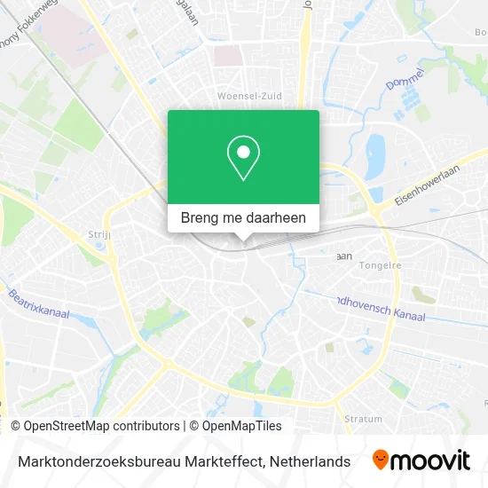 Marktonderzoeksbureau Markteffect kaart