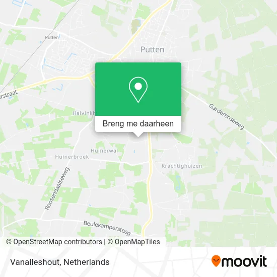 Vanalleshout kaart