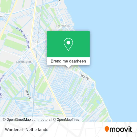 Wardererf kaart