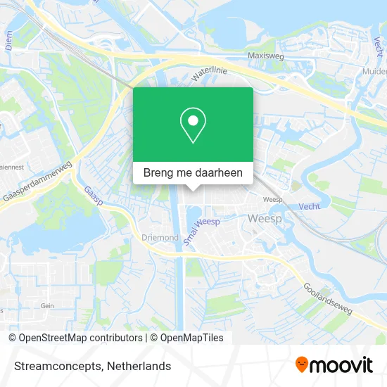 Streamconcepts kaart