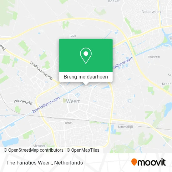 The Fanatics Weert kaart