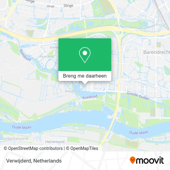 Verwijderd kaart