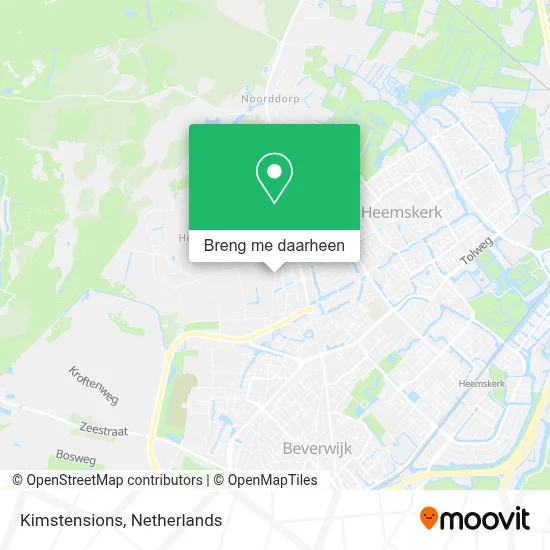 Kimstensions kaart
