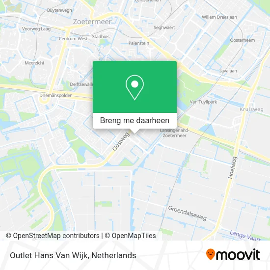 Outlet Hans Van Wijk kaart