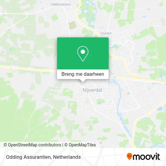 Odding Assurantien kaart