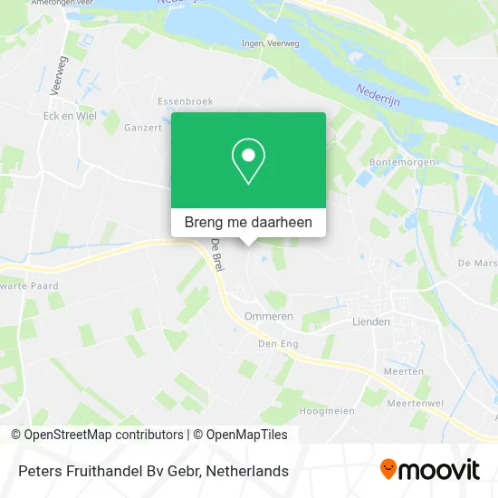 Peters Fruithandel Bv Gebr kaart