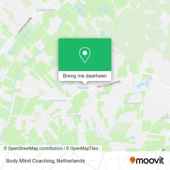 Body Mind Coaching kaart