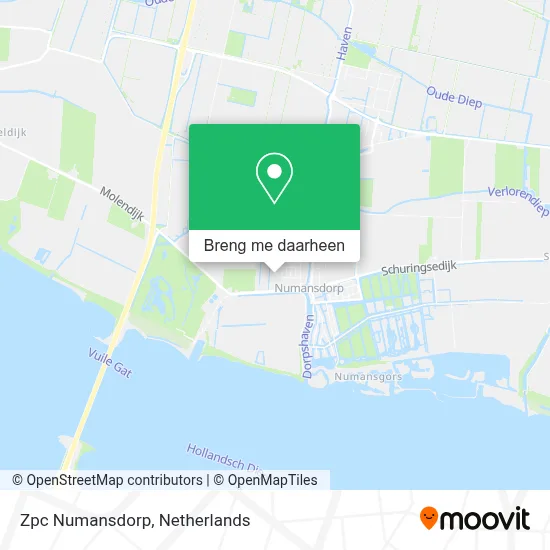 Zpc Numansdorp kaart