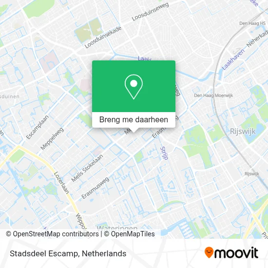 Stadsdeel Escamp kaart