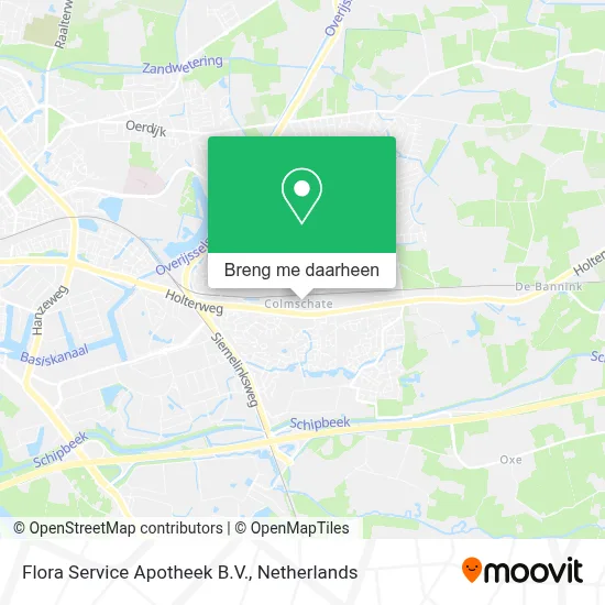 Flora Service Apotheek B.V. kaart