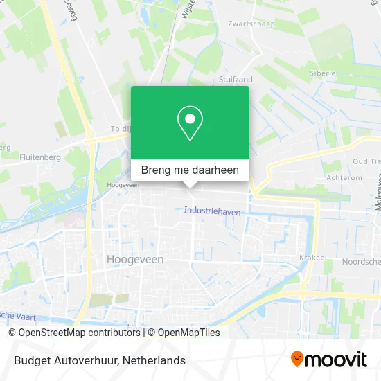 Budget Autoverhuur kaart