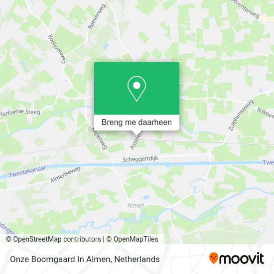 Onze Boomgaard In Almen kaart