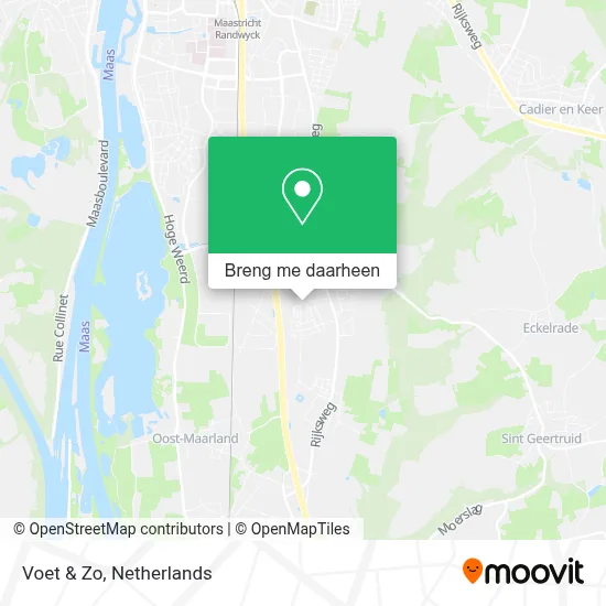 Voet & Zo kaart