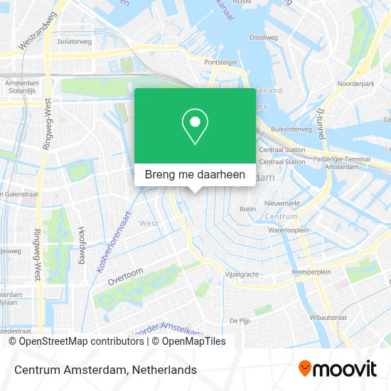 Centrum Amsterdam kaart