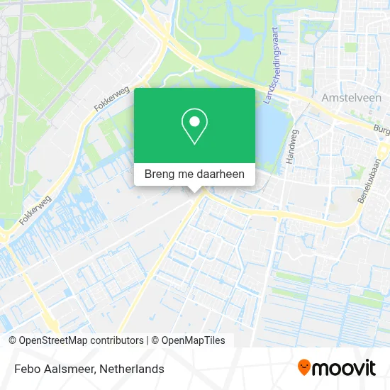 Febo Aalsmeer kaart