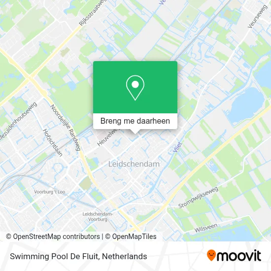 Swimming Pool De Fluit kaart