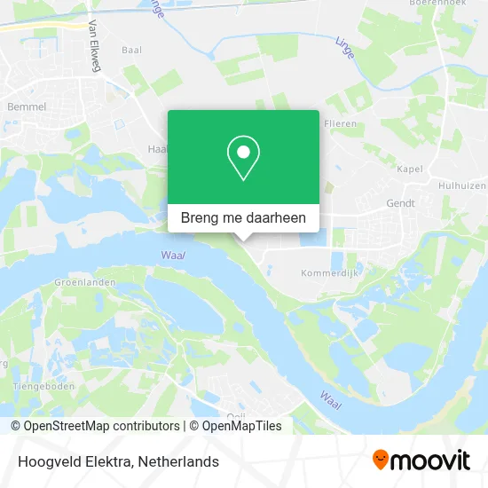 Hoogveld Elektra kaart