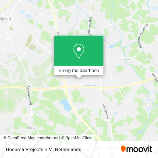Hocuma Projects B.V. kaart