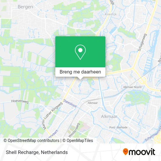 Shell Recharge kaart