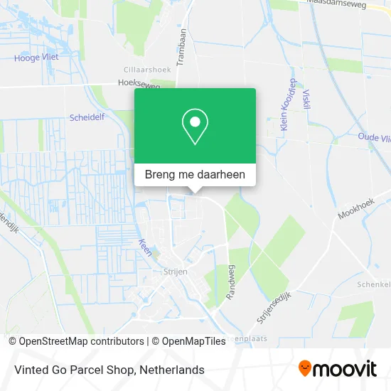 Vinted Go Parcel Shop kaart