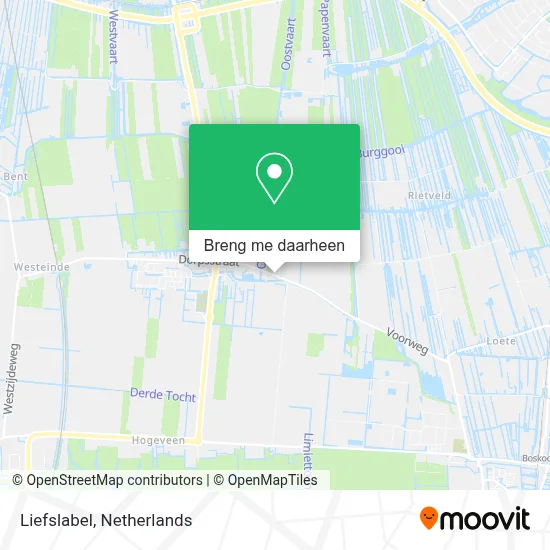 Liefslabel kaart