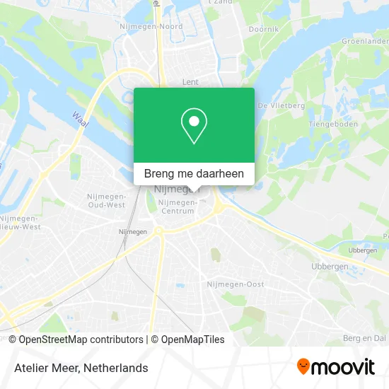 Atelier Meer kaart