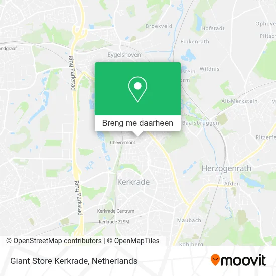 Giant Store Kerkrade kaart