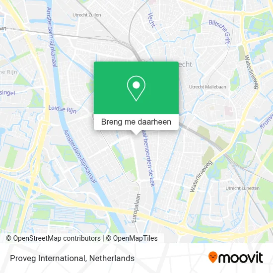 Proveg International kaart