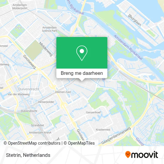 Stetrin kaart