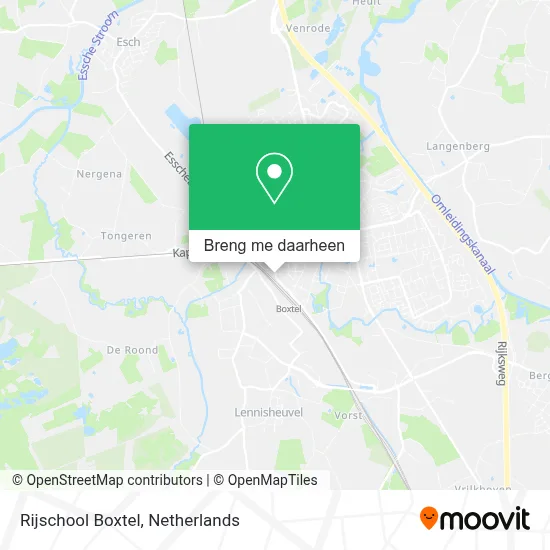 Rijschool Boxtel kaart