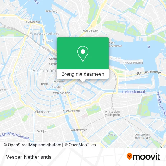 Vesper kaart