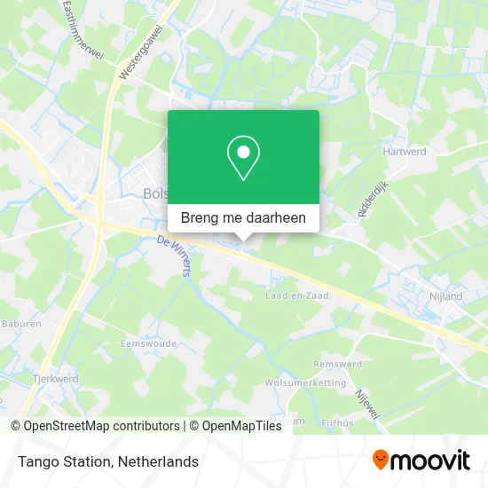 Tango Station kaart