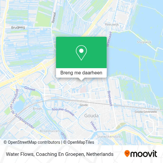 Water Flows, Coaching En Groepen kaart
