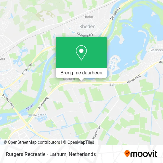 Rutgers Recreatie - Lathum kaart