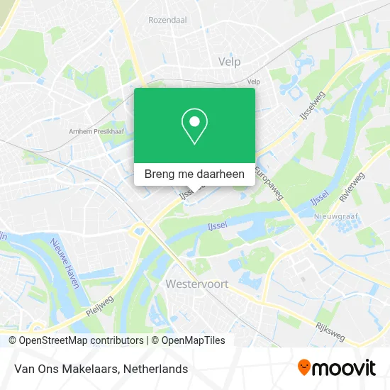 Van Ons Makelaars kaart