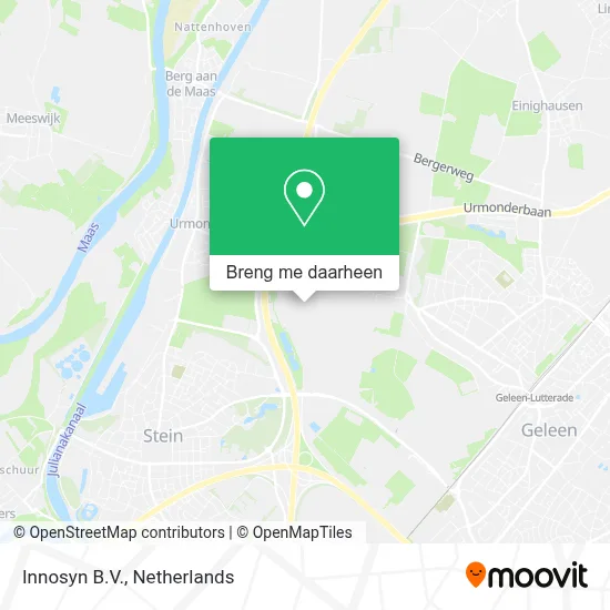Innosyn B.V. kaart