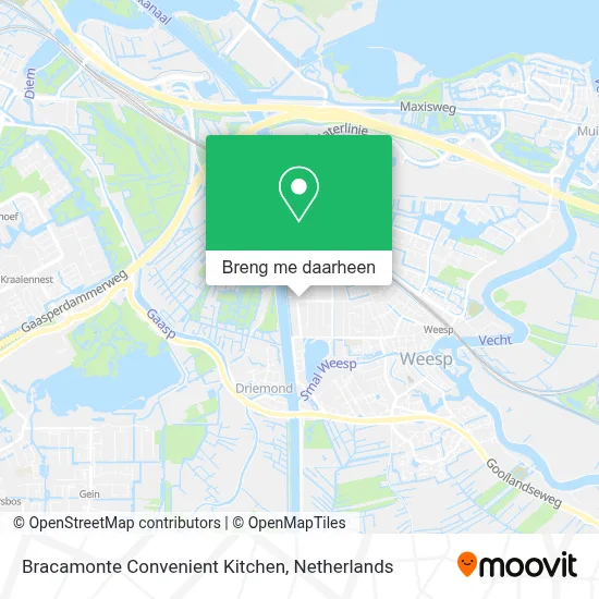 Bracamonte Convenient Kitchen kaart