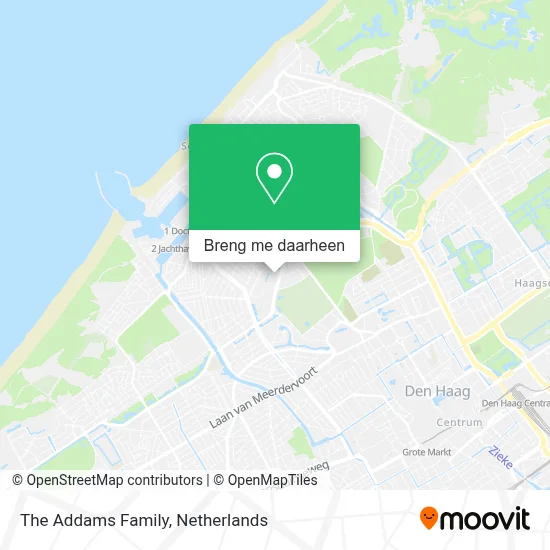 The Addams Family kaart