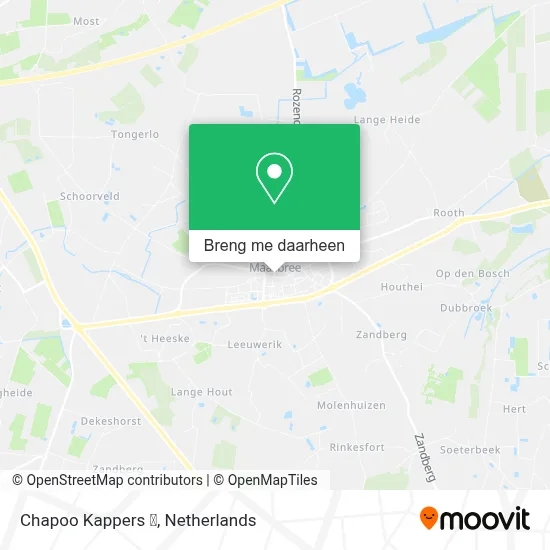 Chapoo Kappers ✂ kaart
