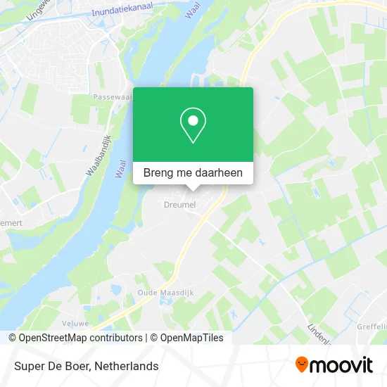 Super De Boer kaart