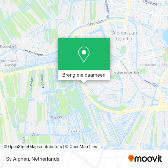 Sv Alphen kaart