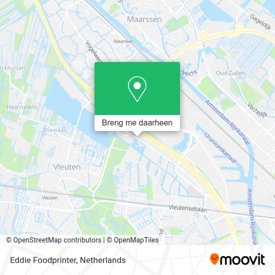 Eddie Foodprinter kaart