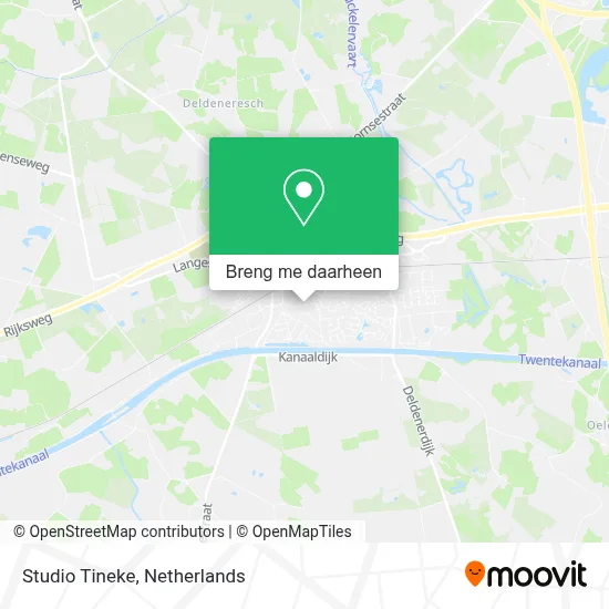 Studio Tineke kaart