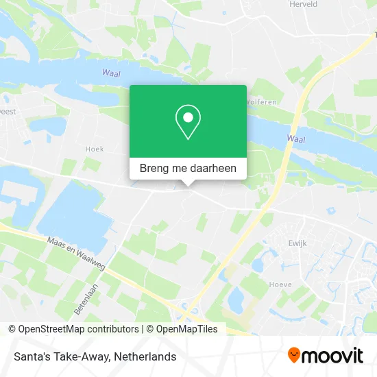 Santa's Take-Away kaart