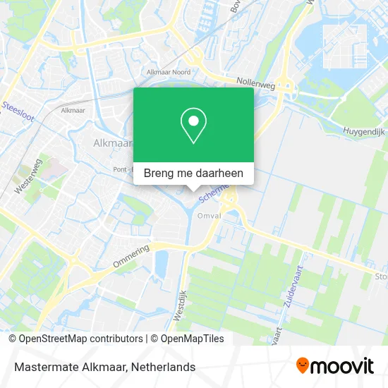 Mastermate Alkmaar kaart