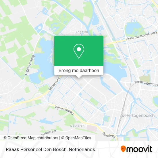 Raaak Personeel Den Bosch kaart