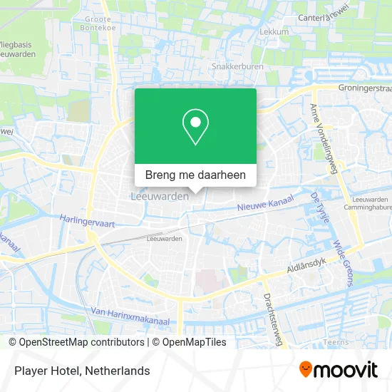 Player Hotel kaart